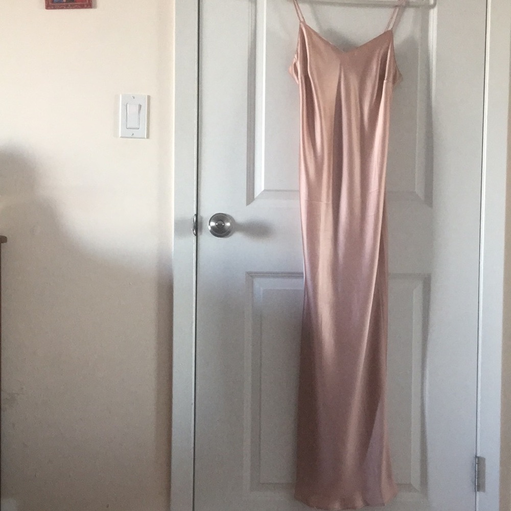 Marjolaine 100% silk slip dress